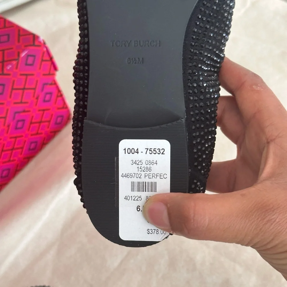 New Tory Burch medallion flat loafers